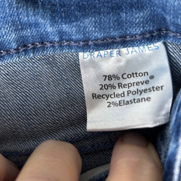 Draper James Jeans Womens Size 6 Bootcut Denim Blue Patch Pocket High Rise - Picture 5 of 7